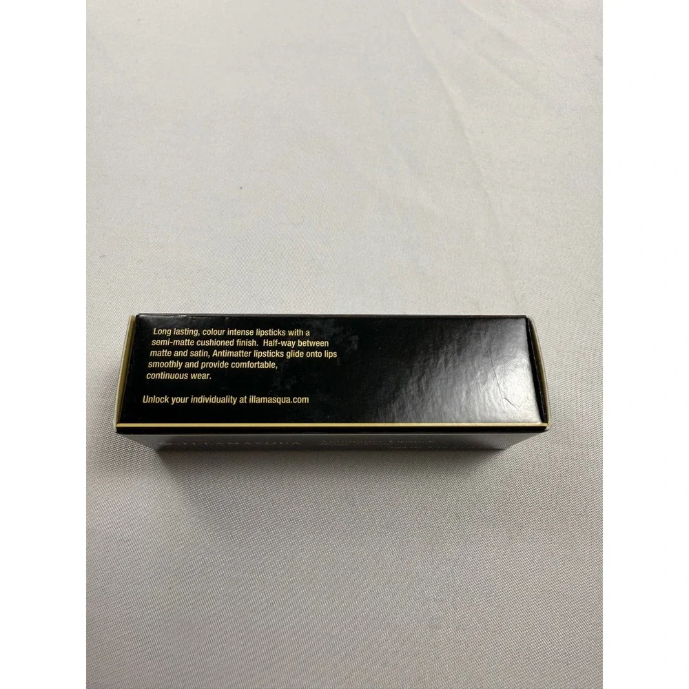 Illamasqua Antimatter Lipstick Midnight Semi-Matte Red 4.15g 0.15oz New in Box